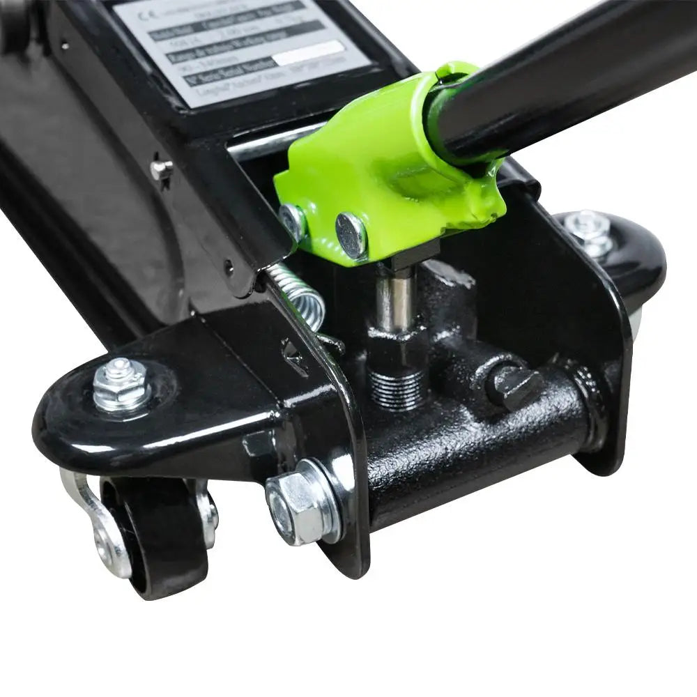 Gato Hidráulico de Carretilla JBM 50816 2T para Coches Bajos – Perfil Bajo 90-340 mm, Elevador Compacto y Resistente