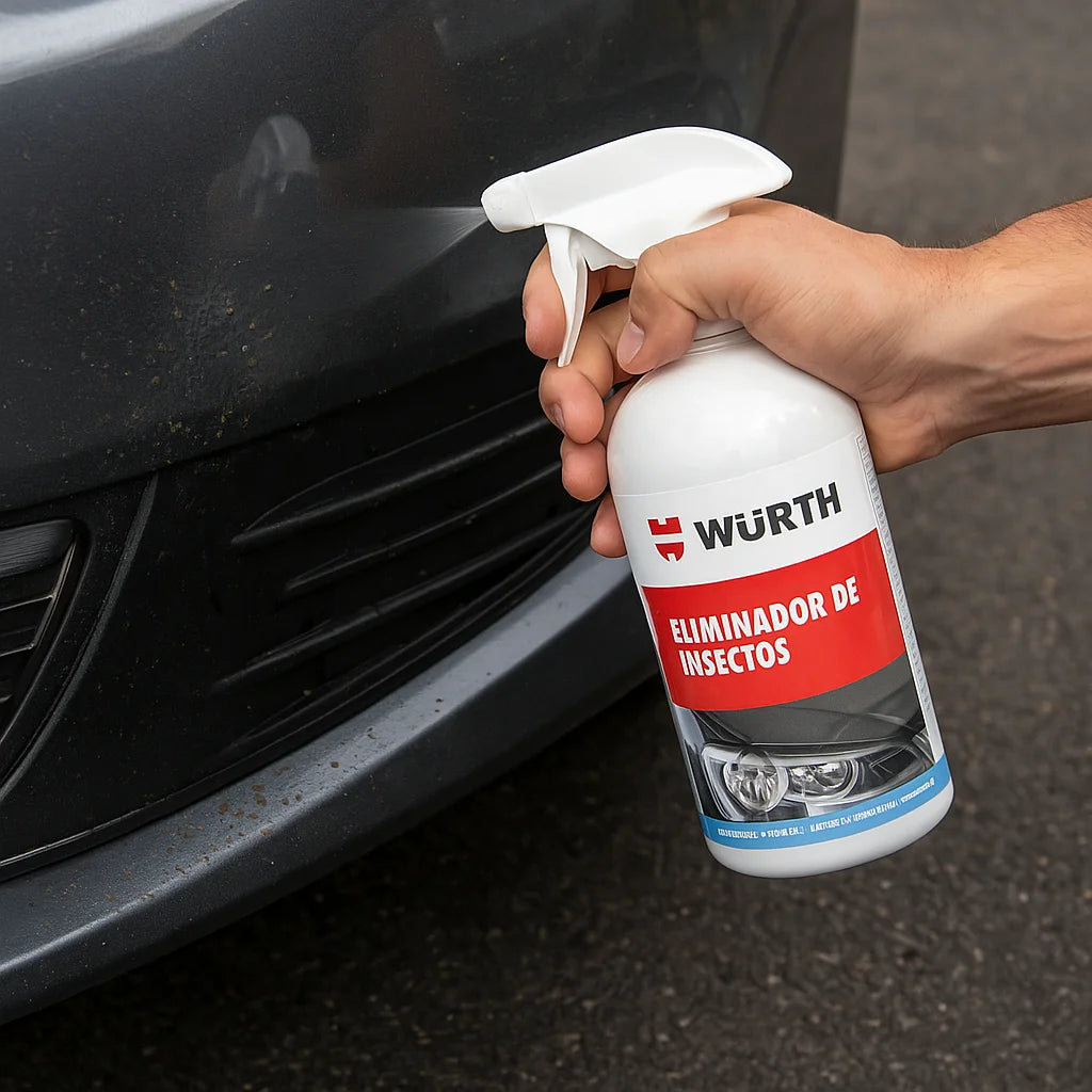 Eliminador de Insectos Würth 500 ml en Espuma – Limpieza Rápida y Segura para Cristal, Pintura, Cromo y Plásticos
