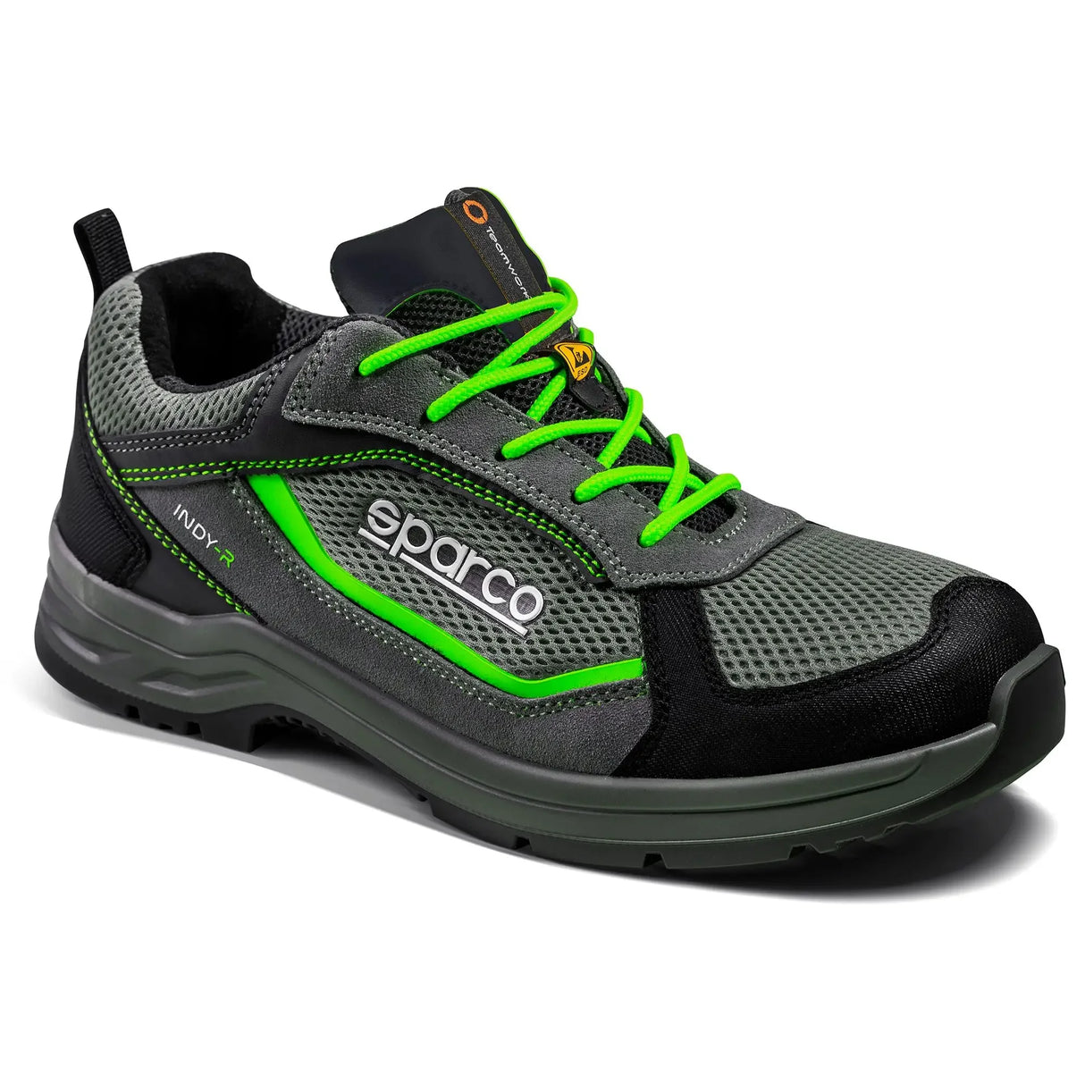 Zapatillas de Seguridad Sparco Indy S1PS ESD SR LG – Transpirables, Cómodas y Antideslizantes
