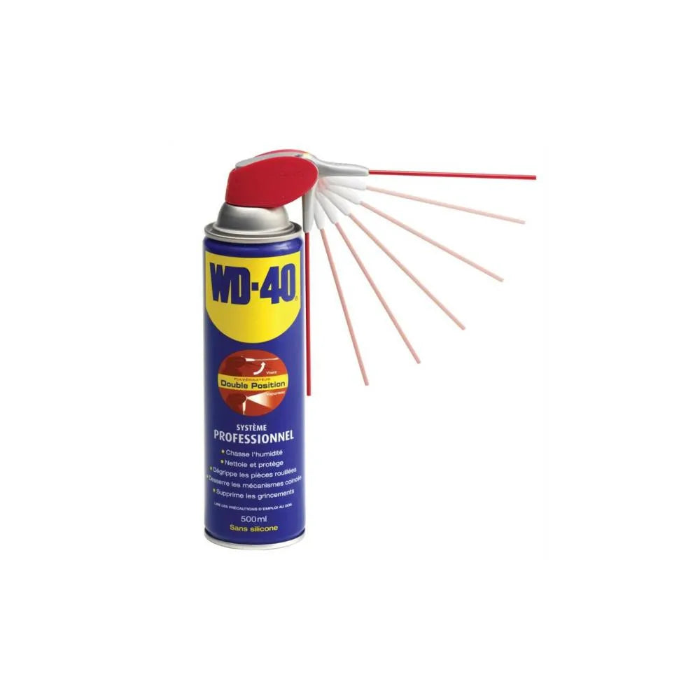 Pack WD-40 Doble Acción 3 x 500 ml – Lubricante Multiusos Profesional con Cánula Abatible