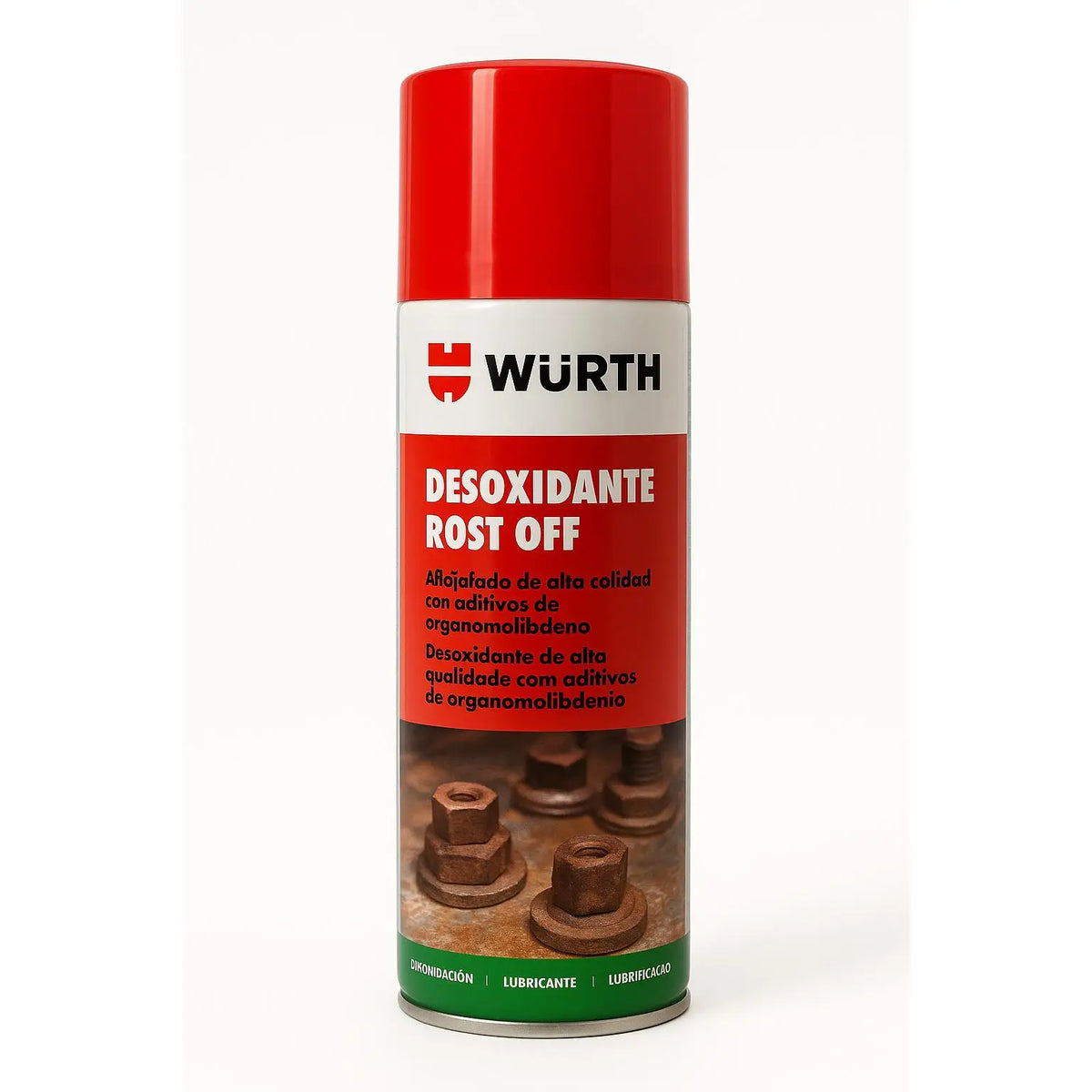 Desoxidante Würth Rost Off Spray 500 ml – Aflojatodo Profesional para Tornillos, Tuercas y Piezas Oxidadas