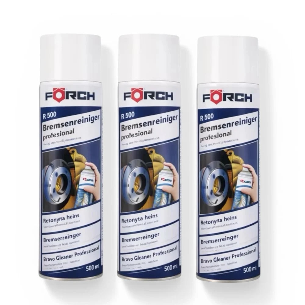 Spray Limpiador de Frenos FORCH 500 ml – Desengrasante Técnico Residuo Cero para Discos, Embragues y Motores
