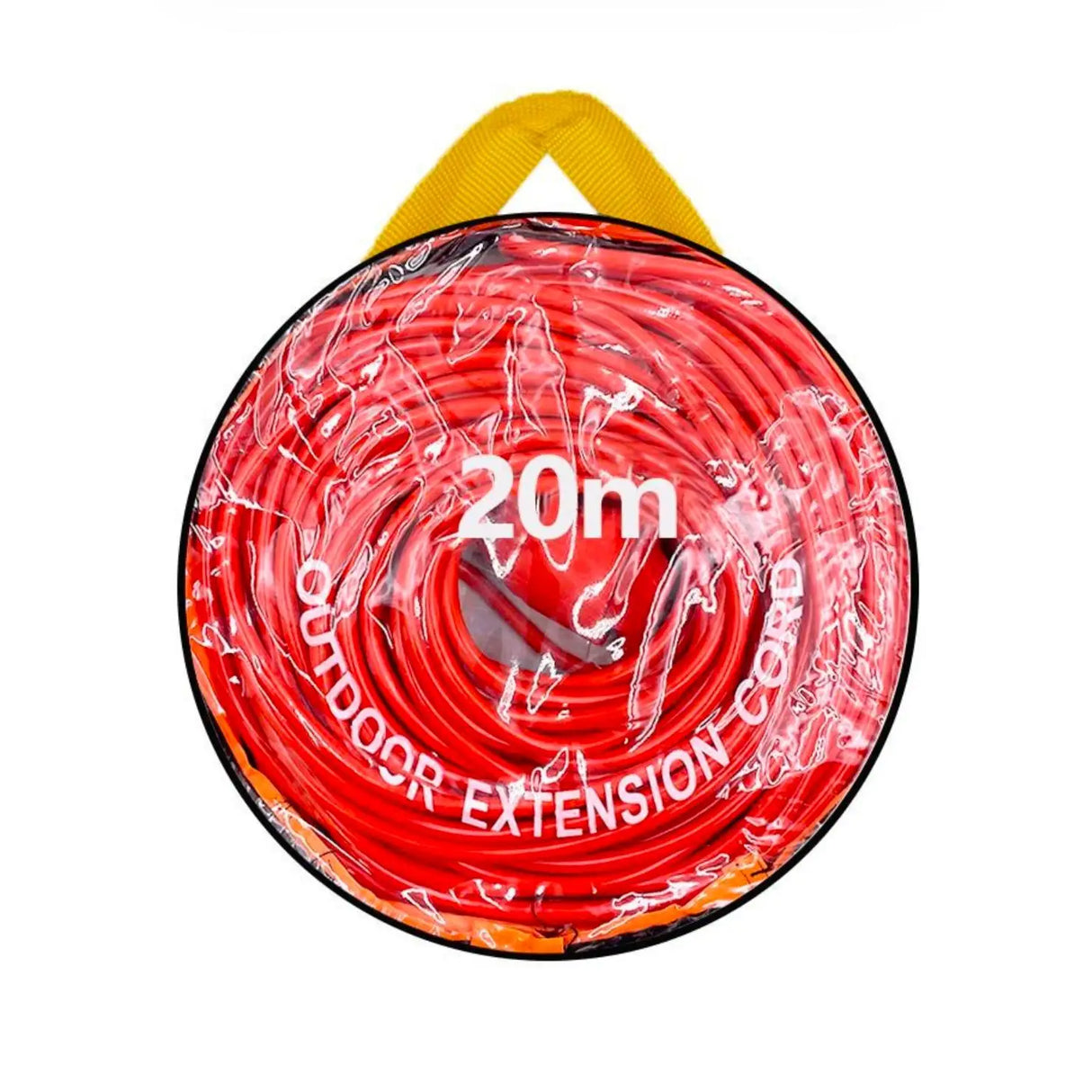 Alargador Eléctrico Naranja Alta Visibilidad | Cable Extensión Interior/Exterior Flexible y Seguro (5m, 15m, 20m, 30m)