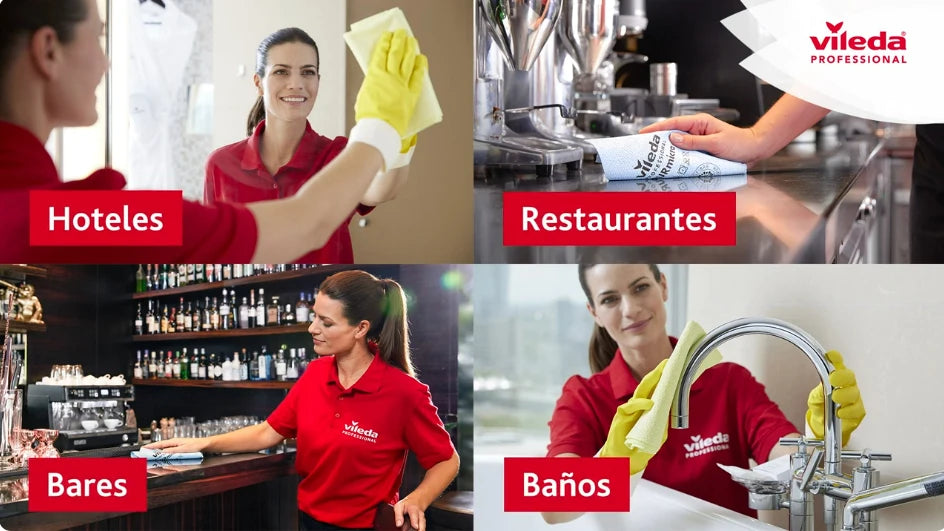 Bayeta Vileda Micro Active – Doble Poder de Limpieza sin Rayas