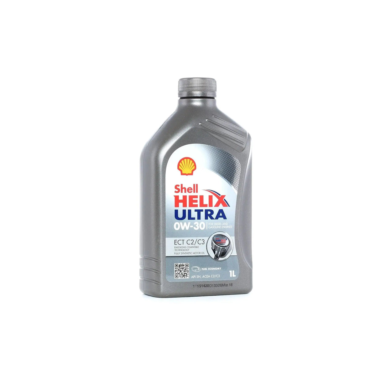 Aceite de Motor Shell Helix Ultra ECT C2/C3 0W-30 1L – Tecnología 100% Sintética para Máxima Protección