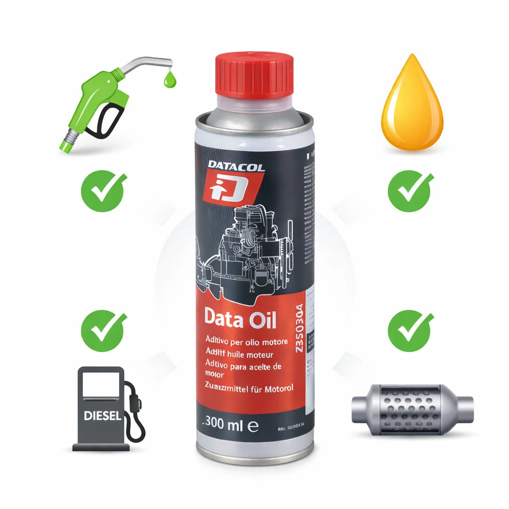 Aditivo para Aceite de Motor DATACOL Data Oil 300 ml – Gasolina y Diésel | Reduce Ruido y Mejora Lubricación