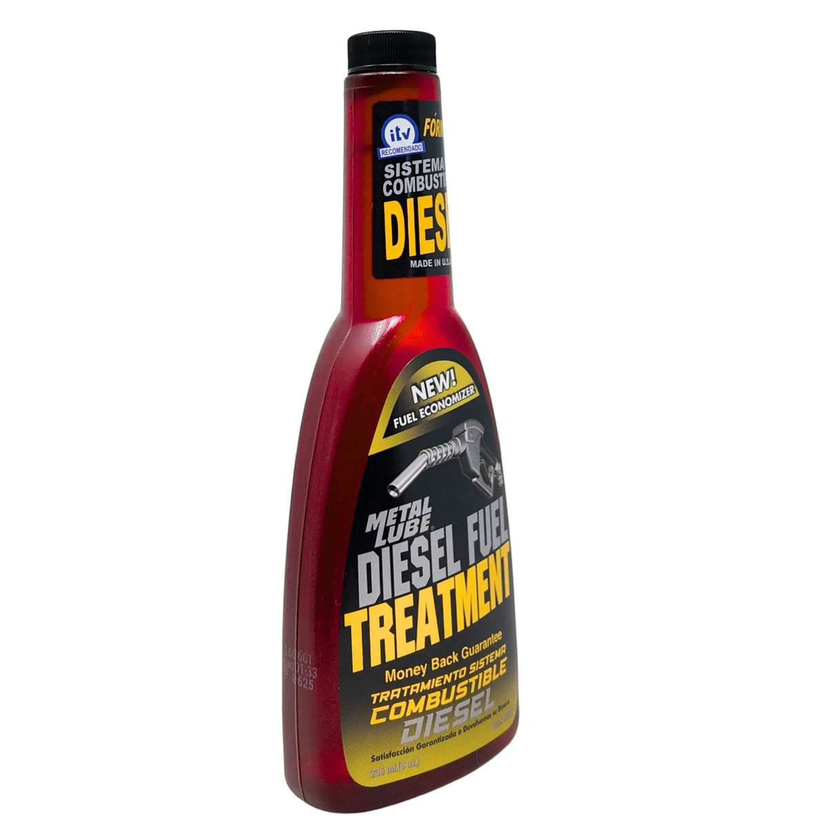 Metal Lube Tratamiento Diésel 236 ml – Limpia Inyectores, Reduce Humos y Protege el Sistema
