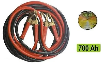Cables de Arranque JBM 700Ah 12-24V 5m – Pinzas de Latón Macizo y Cable PVC de Alta Resistencia
