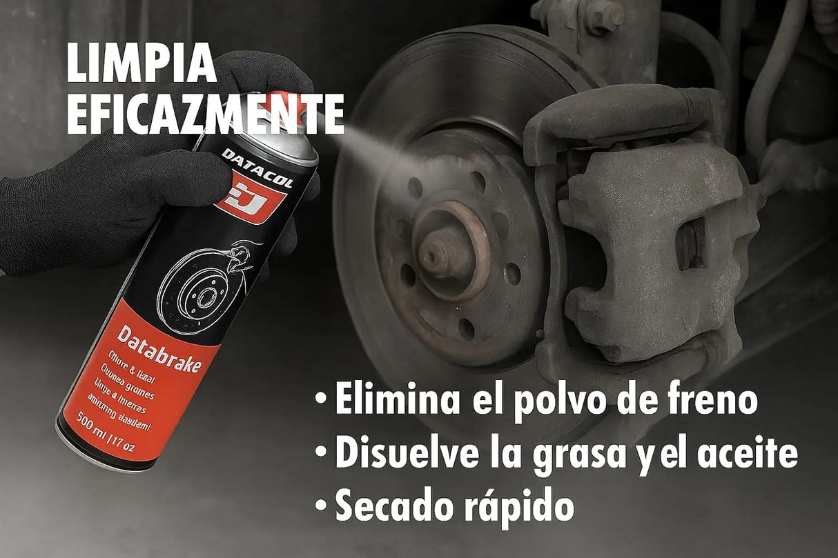Limpiador de Frenos Datacol 500 ml – Spray Desengrasante para Automoción
