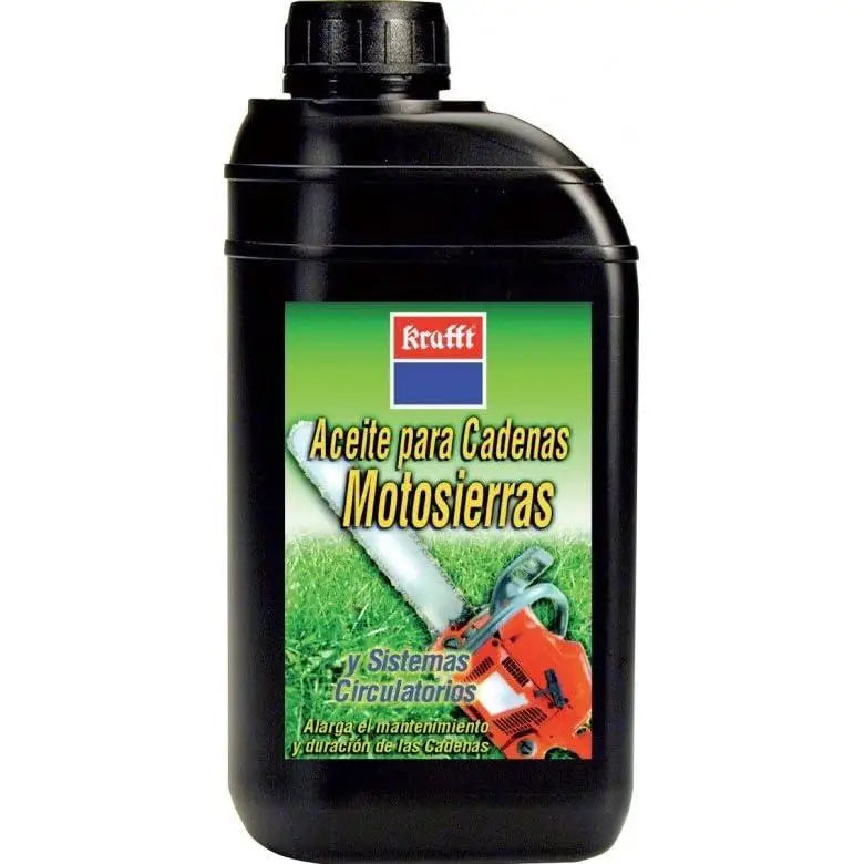 Krafft Aceite para Motosierra Sintético 1L – Lubricación y Protección para Cadena