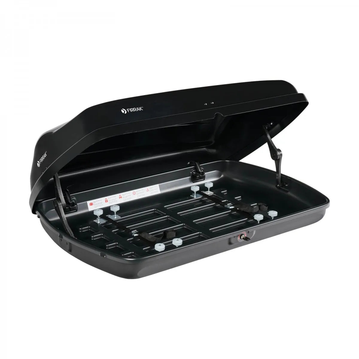 Cofre de Techo ARCA 310B Firrak Negro Brillante – Portaequipajes de Gran Capacidad