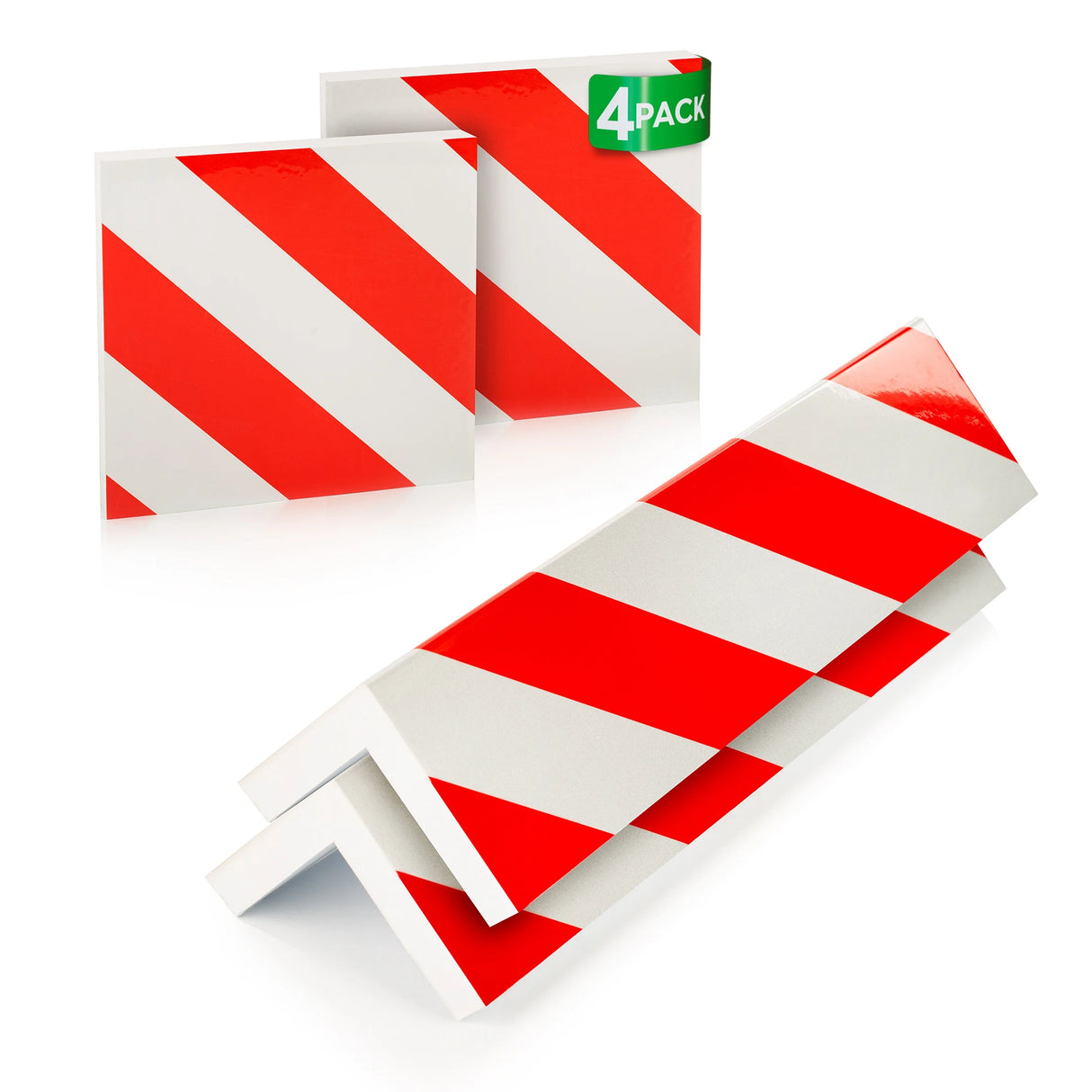 Protector de Columnas Garaje NURADA – Protector de Pared y Esquinas Parking 40x20x2cm + 20x20x2cm, Antigolpes para Coche, Evita Arañazos