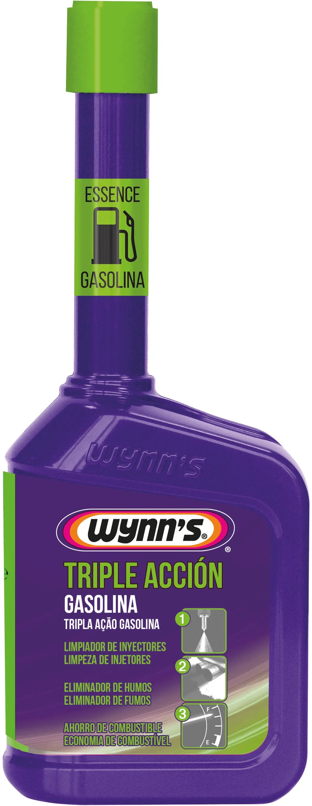 Wynn’s Aditivo Triple Acción Gasolina 325 ml – Limpieza y Protección del Motor