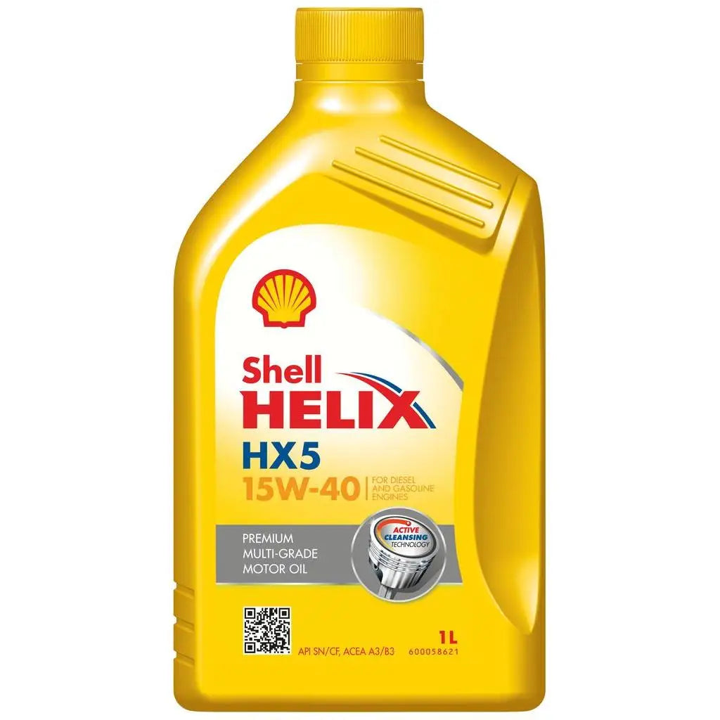 Aceite de Motor Shell Helix HX5 15W-40 1L – Para Motores Gasolina, Diésel y Gas