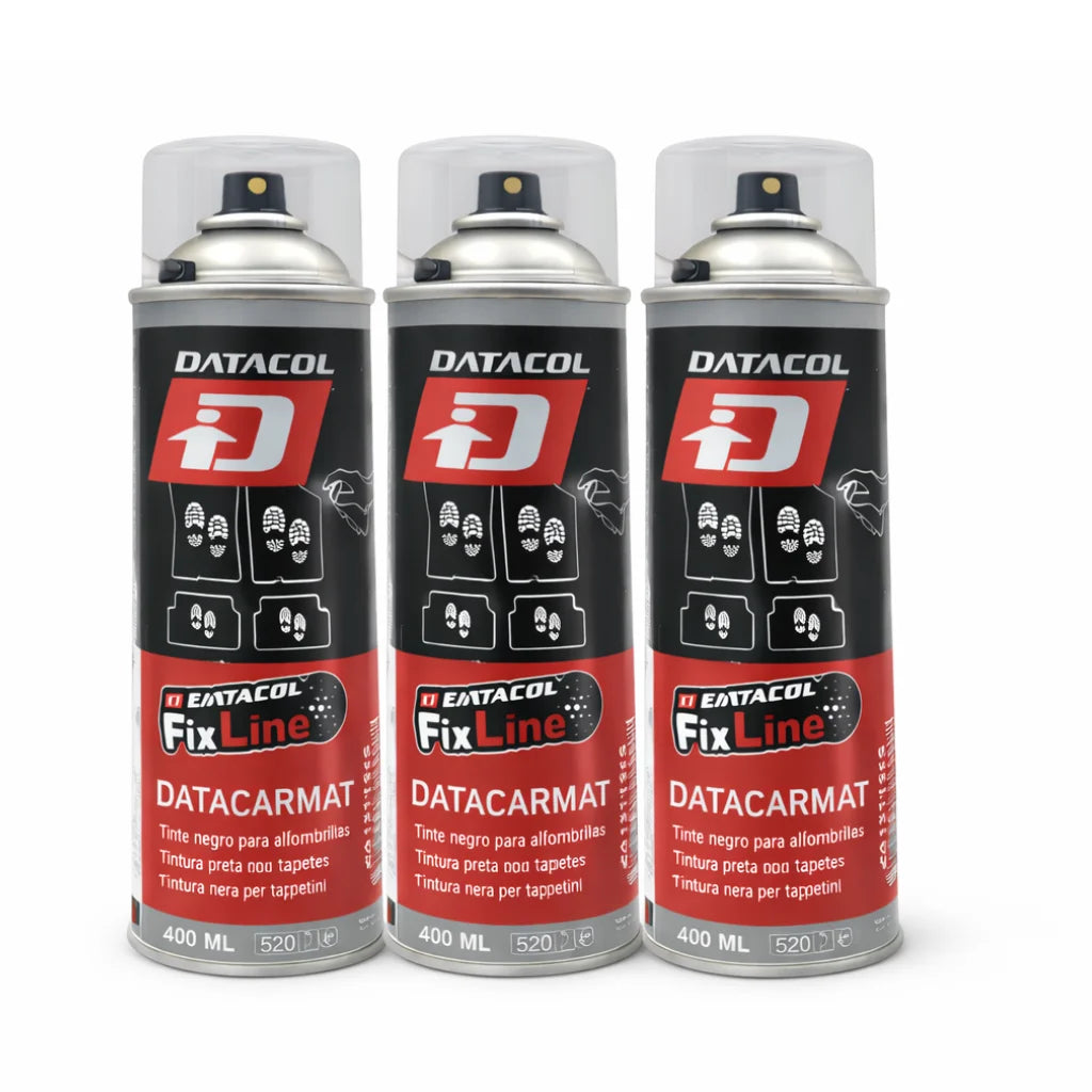 Tinte para Alfombrillas Datacol DataCarmat 400 ml – Spray Restaurador Negro de Secado Rápido para Textil y Caucho