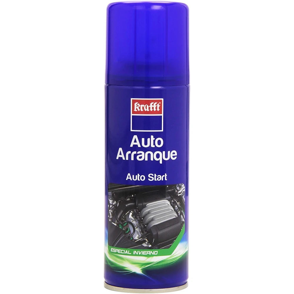 Krafft Auto Arranque – Spray de Arranque Rápido para Motores Gasolina y Diésel
