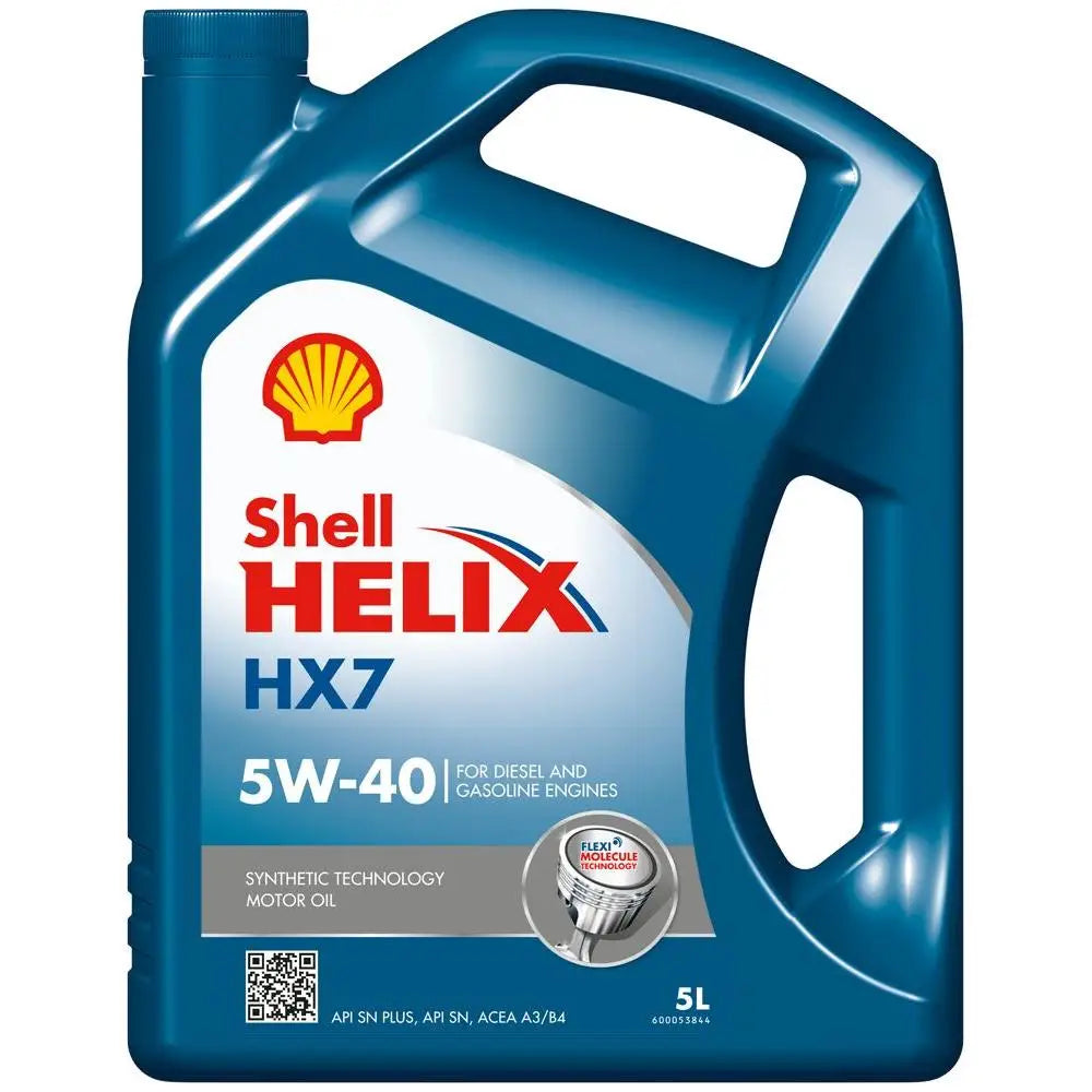 Aceite de Motor Shell Helix HX7 5W-40 5L – Lubricante Semisintético de Alto Rendimiento