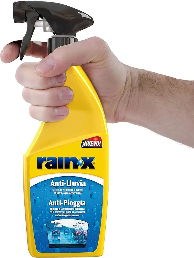 Rain-X Limpiaparabrisas Antilluvia 500 ml – Repelente de Agua para Cristales de Coche