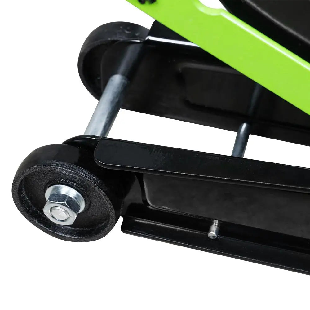 Gato Hidráulico de Carretilla JBM 50816 2T para Coches Bajos – Perfil Bajo 90-340 mm, Elevador Compacto y Resistente
