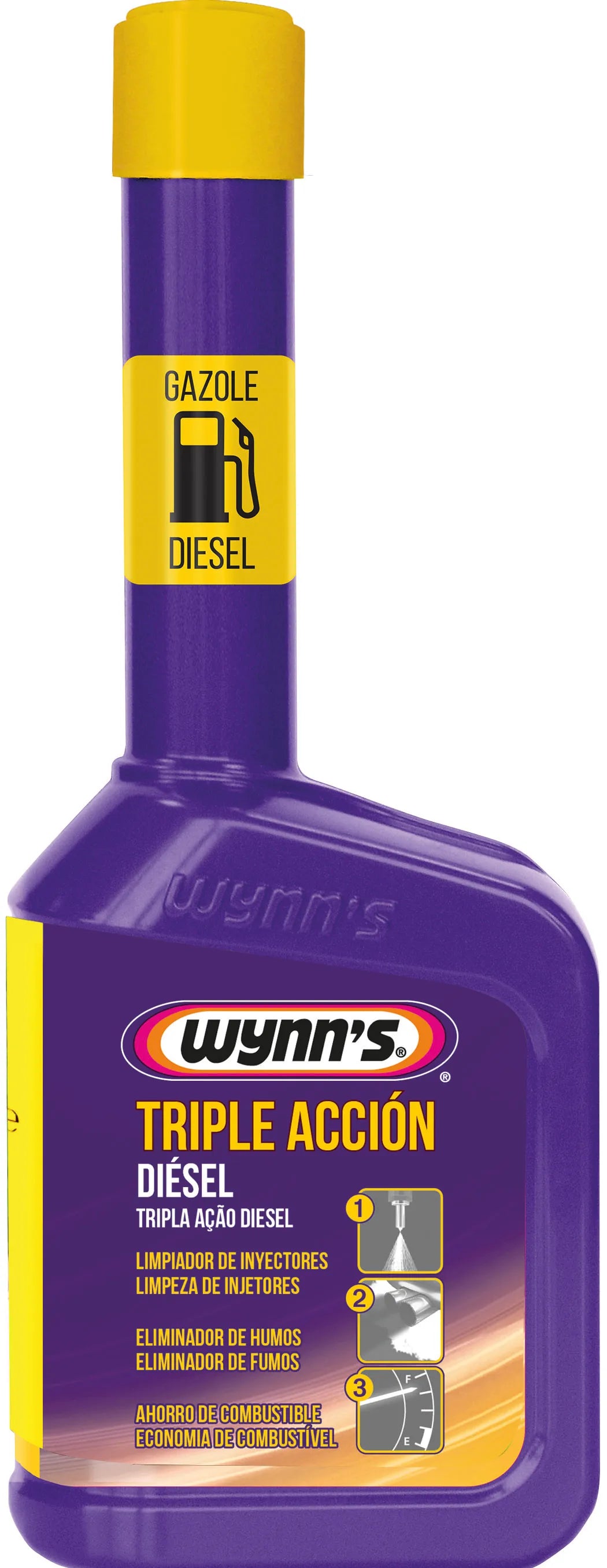 Wynn’s Aditivo 3 Acción Diésel 325 ml – Protección Integral para Motores Diésel