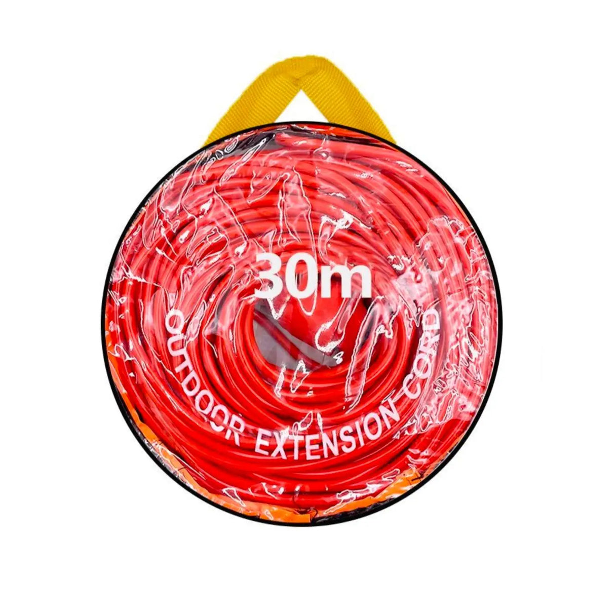 Alargador Eléctrico Naranja Alta Visibilidad | Cable Extensión Interior/Exterior Flexible y Seguro (5m, 15m, 20m, 30m)