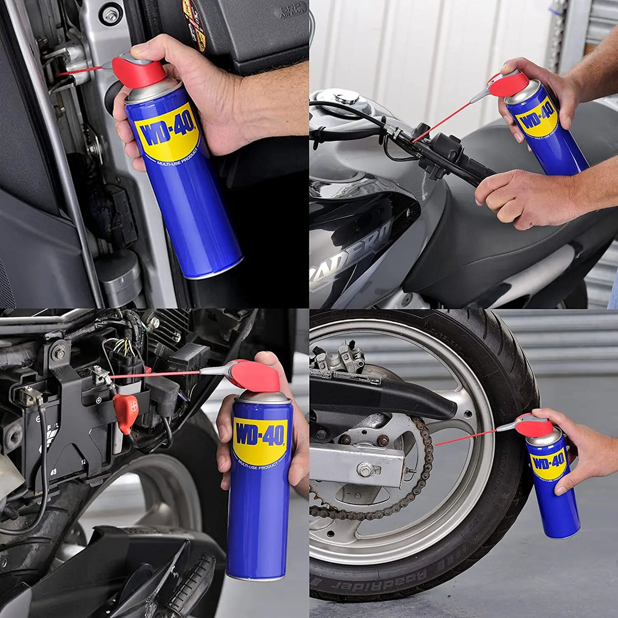 Pack WD-40 Doble Acción 3 x 500 ml – Lubricante Multiusos Profesional con Cánula Abatible