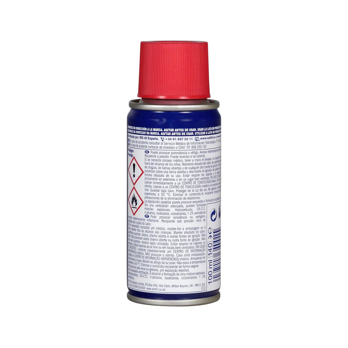 WD-40 Aceite Lubricante Multiusos en Spray con Cánula – Mantenimiento Industrial, Profesional y Doméstico