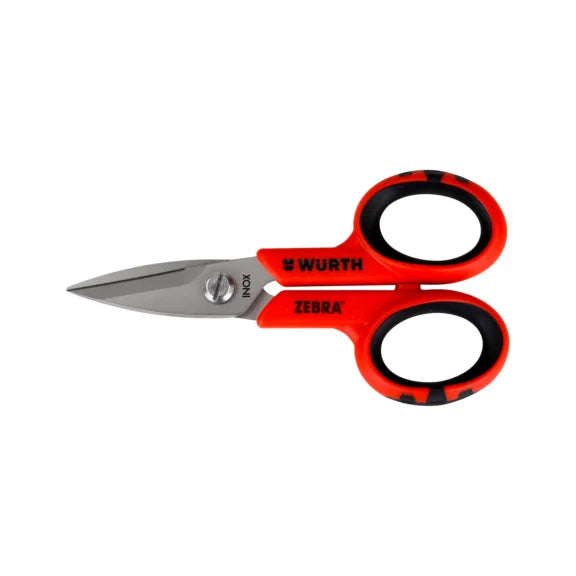 Tijera de Electricista Würth Zebra – Acero Inoxidable para Corte Preciso y Seguro de Cables