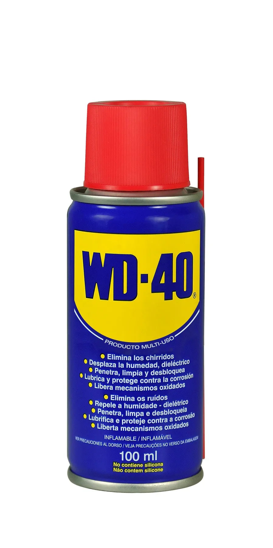 WD-40 Aceite Lubricante Multiusos en Spray con Cánula – Mantenimiento Industrial, Profesional y Doméstico