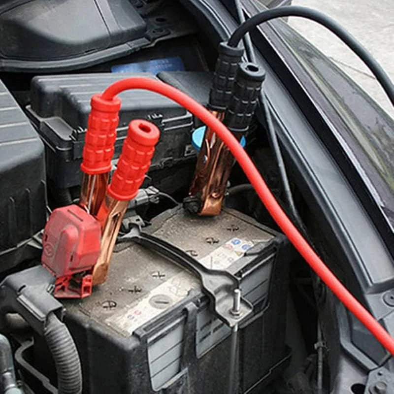Pinzas de Arranque 1200A para Coche y Moto – Cable de Batería 2,5m 12mm con Bolsa de Transporte