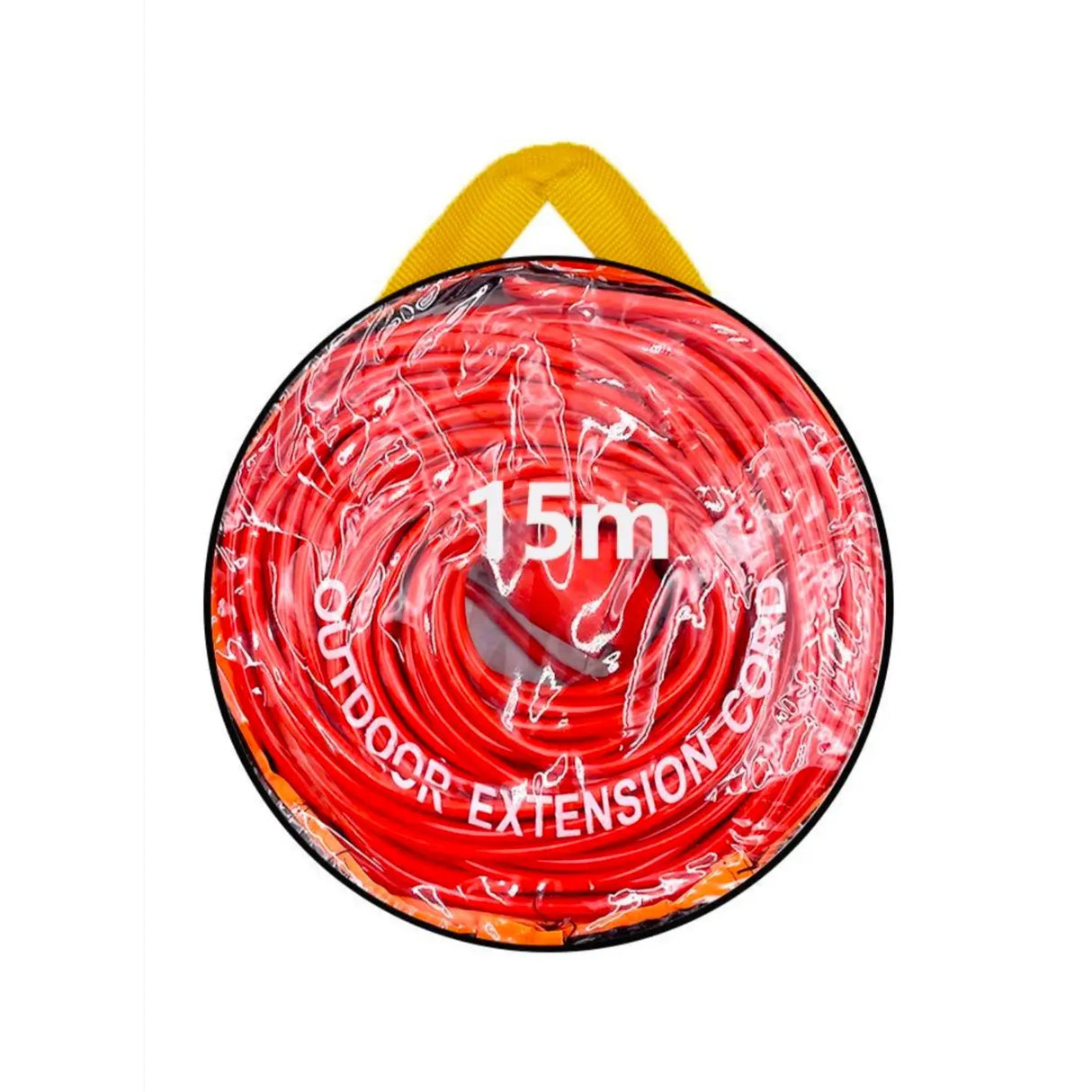 Alargador Eléctrico Naranja Alta Visibilidad | Cable Extensión Interior/Exterior Flexible y Seguro (5m, 15m, 20m, 30m)