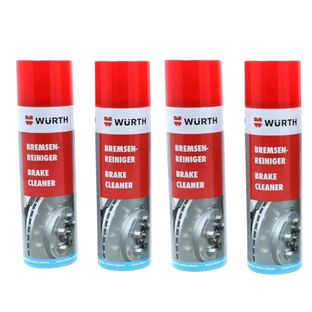 Limpiador de Frenos Würth Profesional Spray 500 ml – Desengrasante Sin Residuos para Discos, Tambor y Piezas Mecánicas