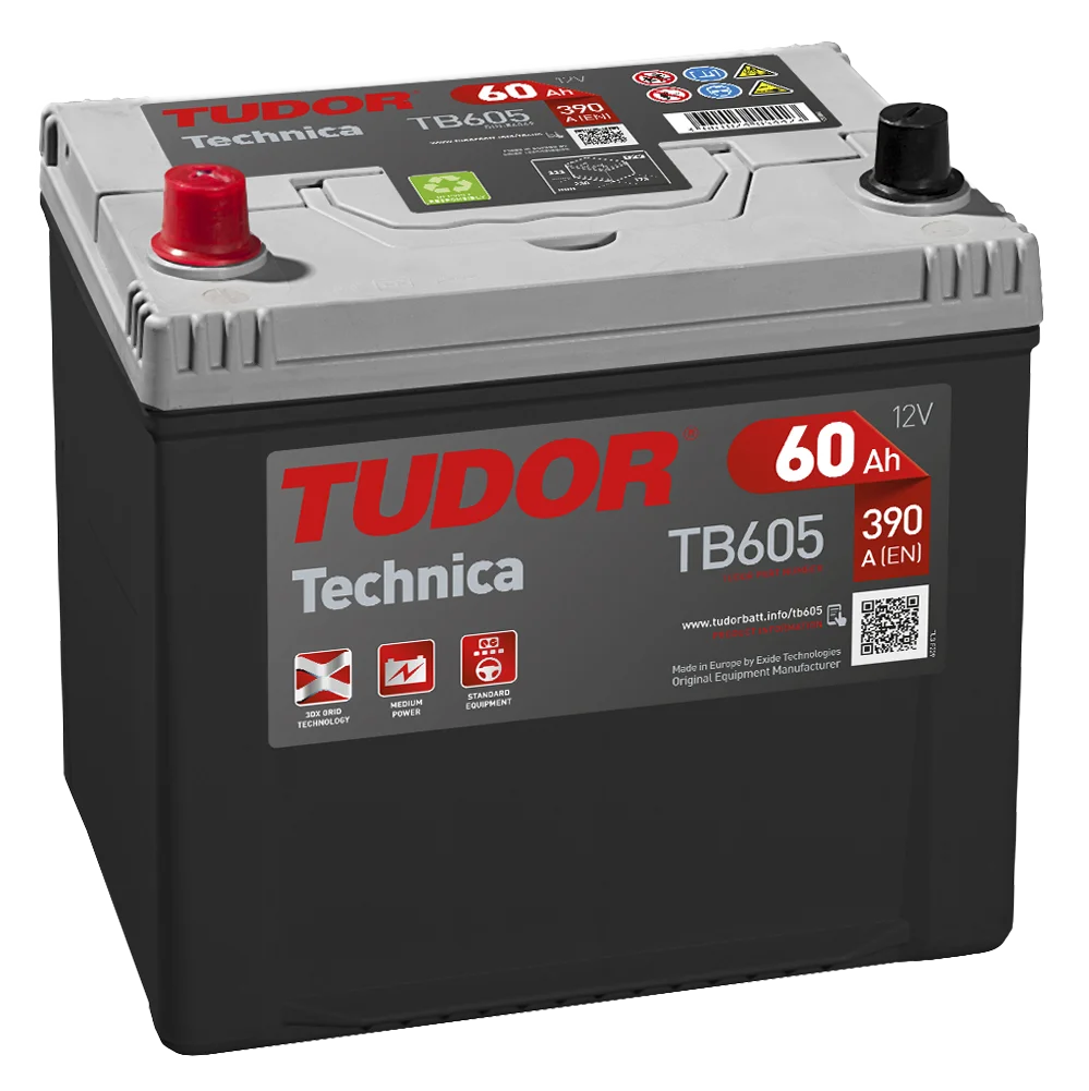 Batería Tudor TB605 60.1 D23R - Alta Calidad