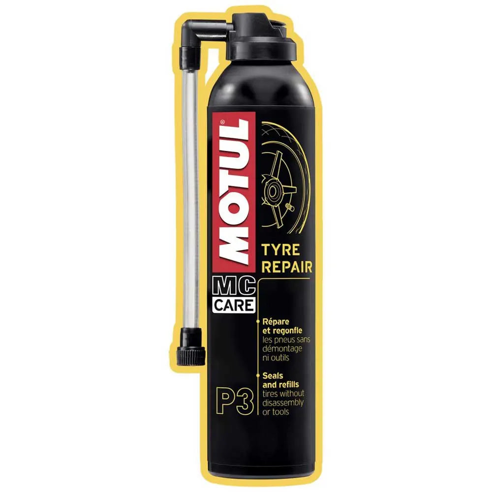 Motul P3 Repara Pinchazos 300 ml – Sellador de Neumáticos de Acción Rápida