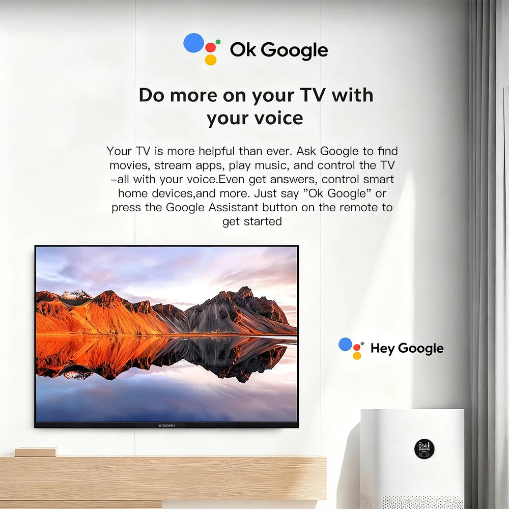 Smart TV Xiaomi TV A 32 pulgadas HD con Dolby Audio, DTS-X y DTS Virtual:X, diseño metálico compacto y sonido envolvente