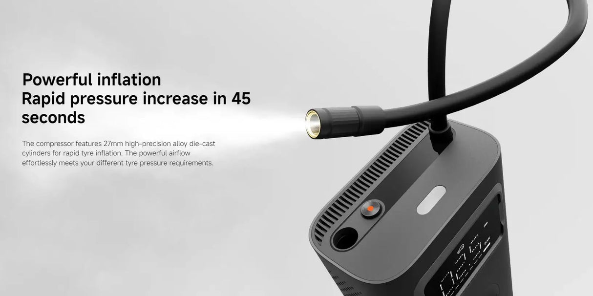 Compresor de aire portátil Xiaomi Mijia 2 / 2D / 2 Pro inflador eléctrico digital con detección de presión para neumáticos coche moto bicicleta