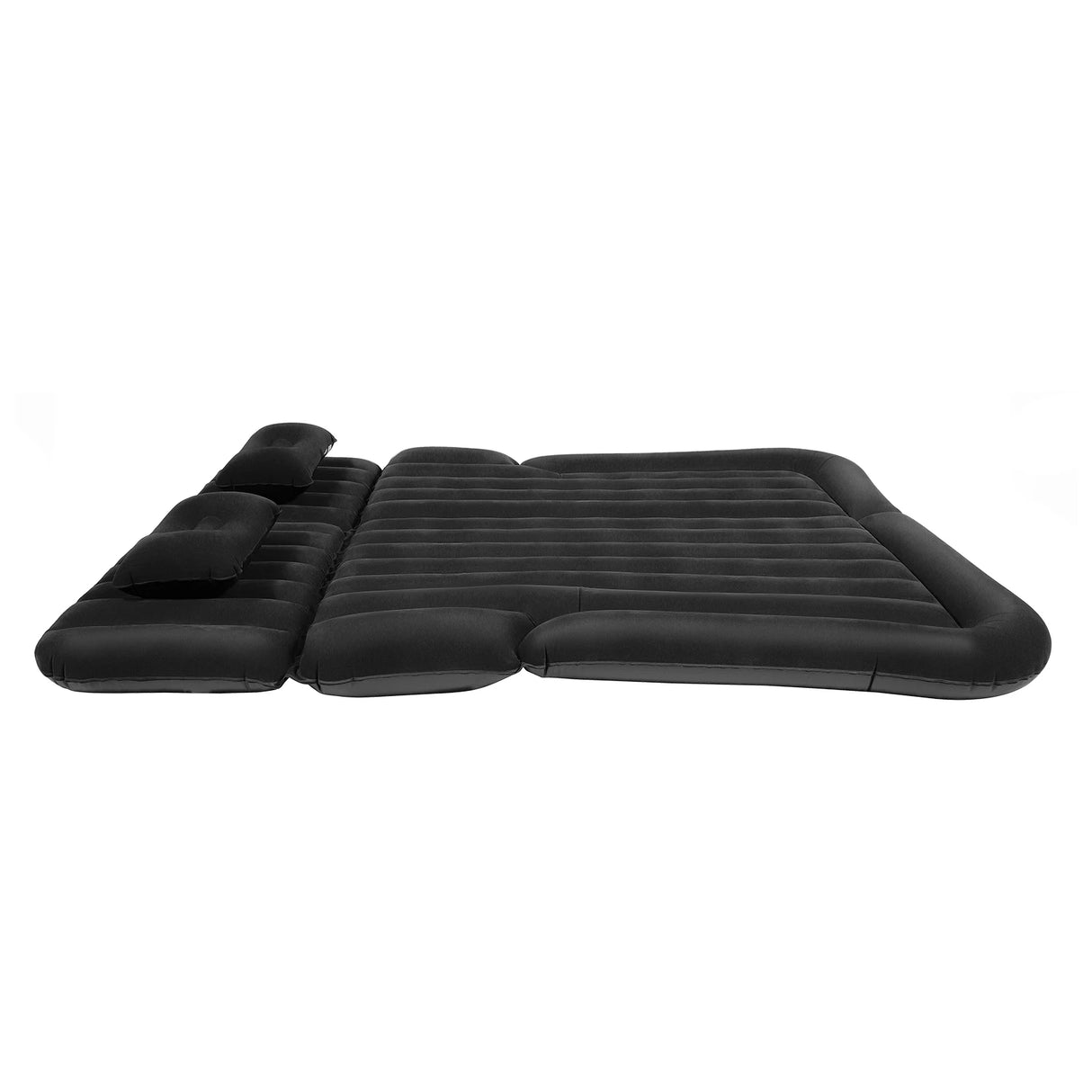 Cama Inflable para Coche con Bomba y Almohada – Colchón Hinchable Plegable Universal para Asiento Trasero, Cojín Flocado Portátil para Viajes