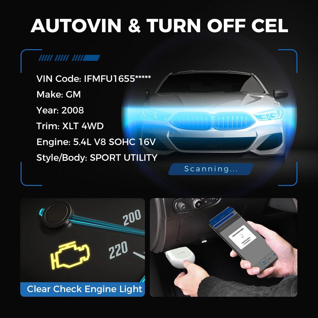 Autel MaxiAP AP200 Escáner OBD2 Bluetooth – Diagnóstico Completo de Todo el Sistema, TPMS y EPB para Coche