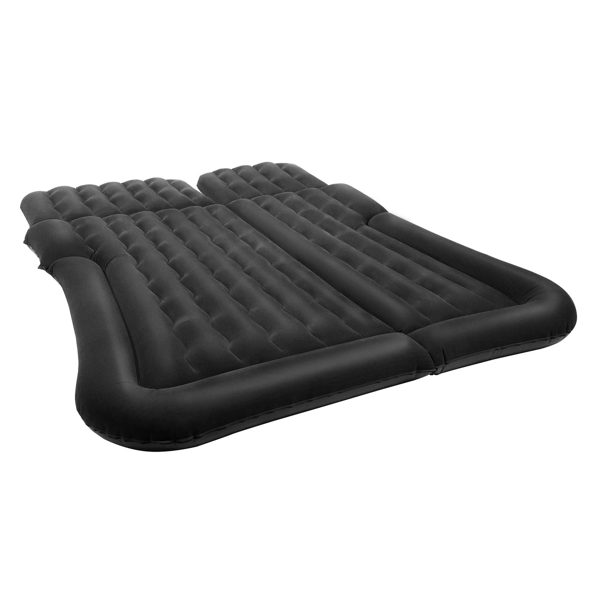 Cama Inflable para Coche con Bomba y Almohada – Colchón Hinchable Plegable Universal para Asiento Trasero, Cojín Flocado Portátil para Viajes