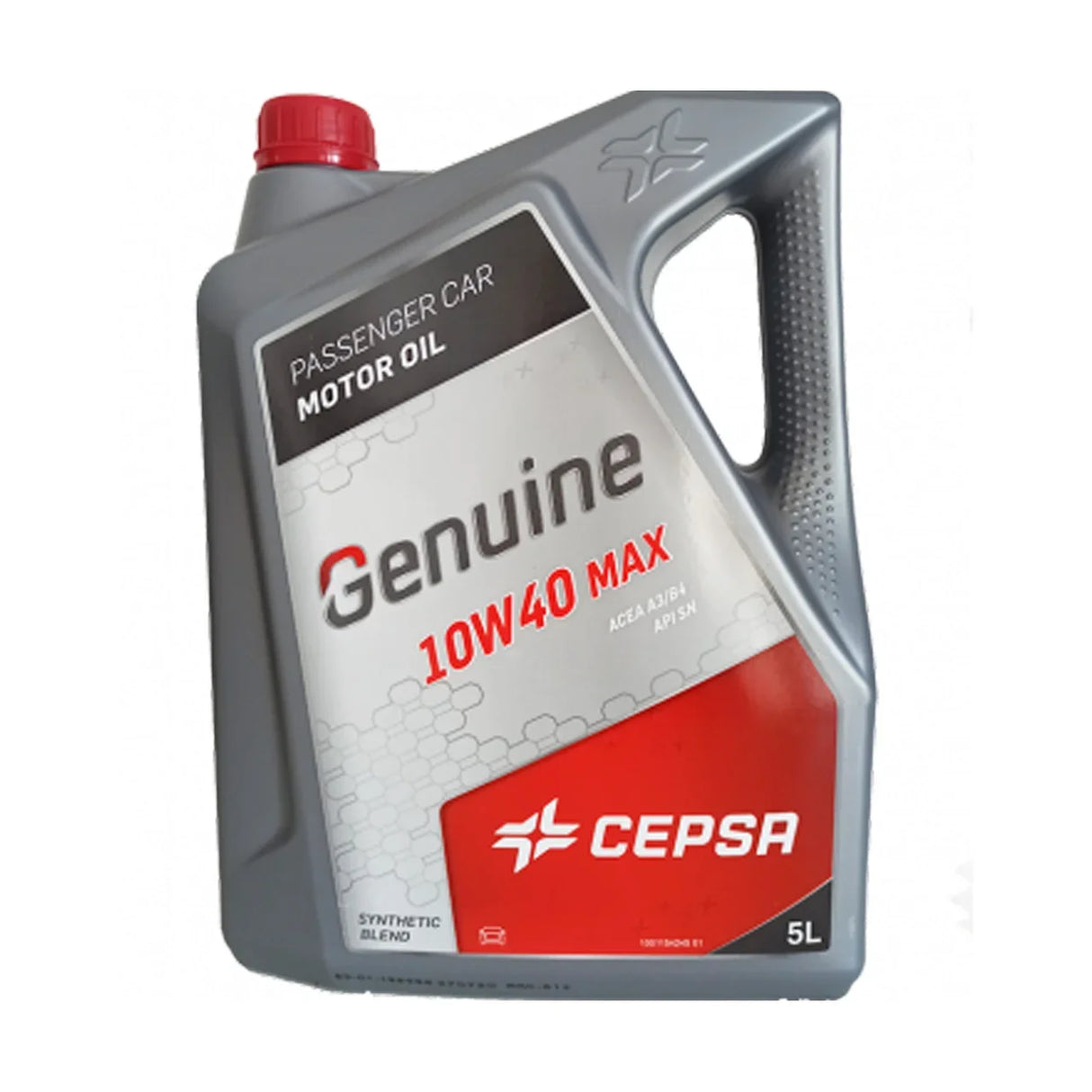 Cepsa Genuine 10W40 Max 5L – Aceite Semisintético para Motores Gasolina y Diésel