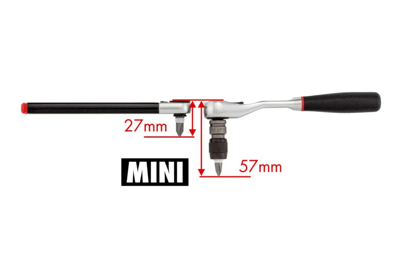 Würth Llave Carraca para puntas 1/4 pulgada,Cargador 6 Bits Integrado,Llave Reversible con cabezal Giratorio Manual,Carraca de 1/4 de pulgada con cargador integrado 1 punta PH1 y PH2 1 punta TX20 y TX25 1 punta hexagonal: 3