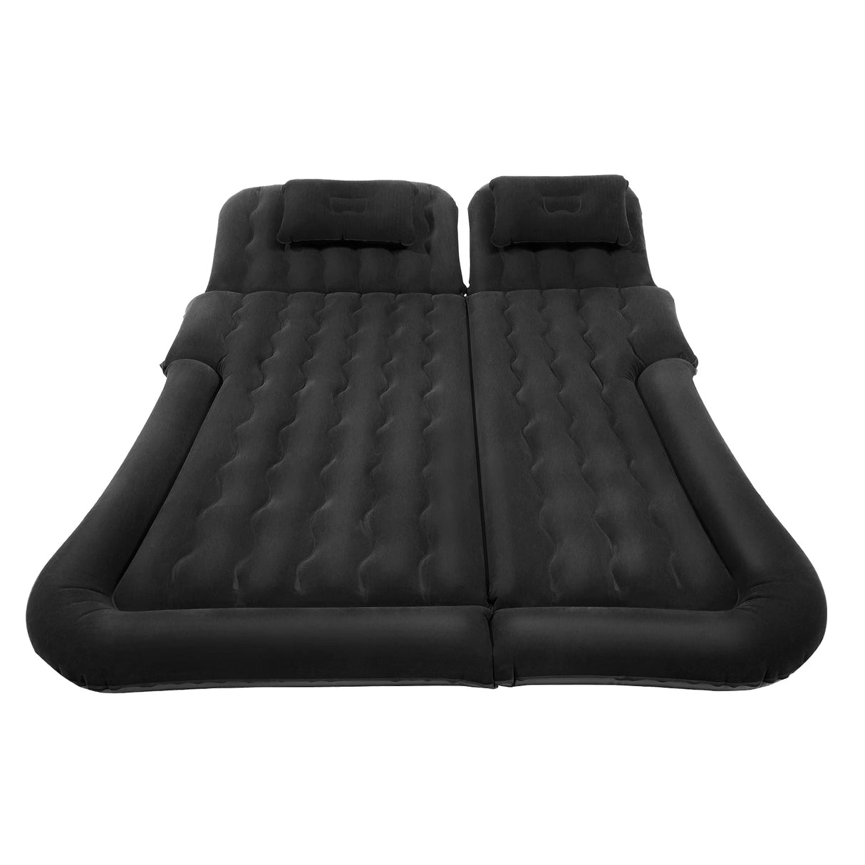 Cama Inflable para Coche con Bomba y Almohada – Colchón Hinchable Plegable Universal para Asiento Trasero, Cojín Flocado Portátil para Viajes