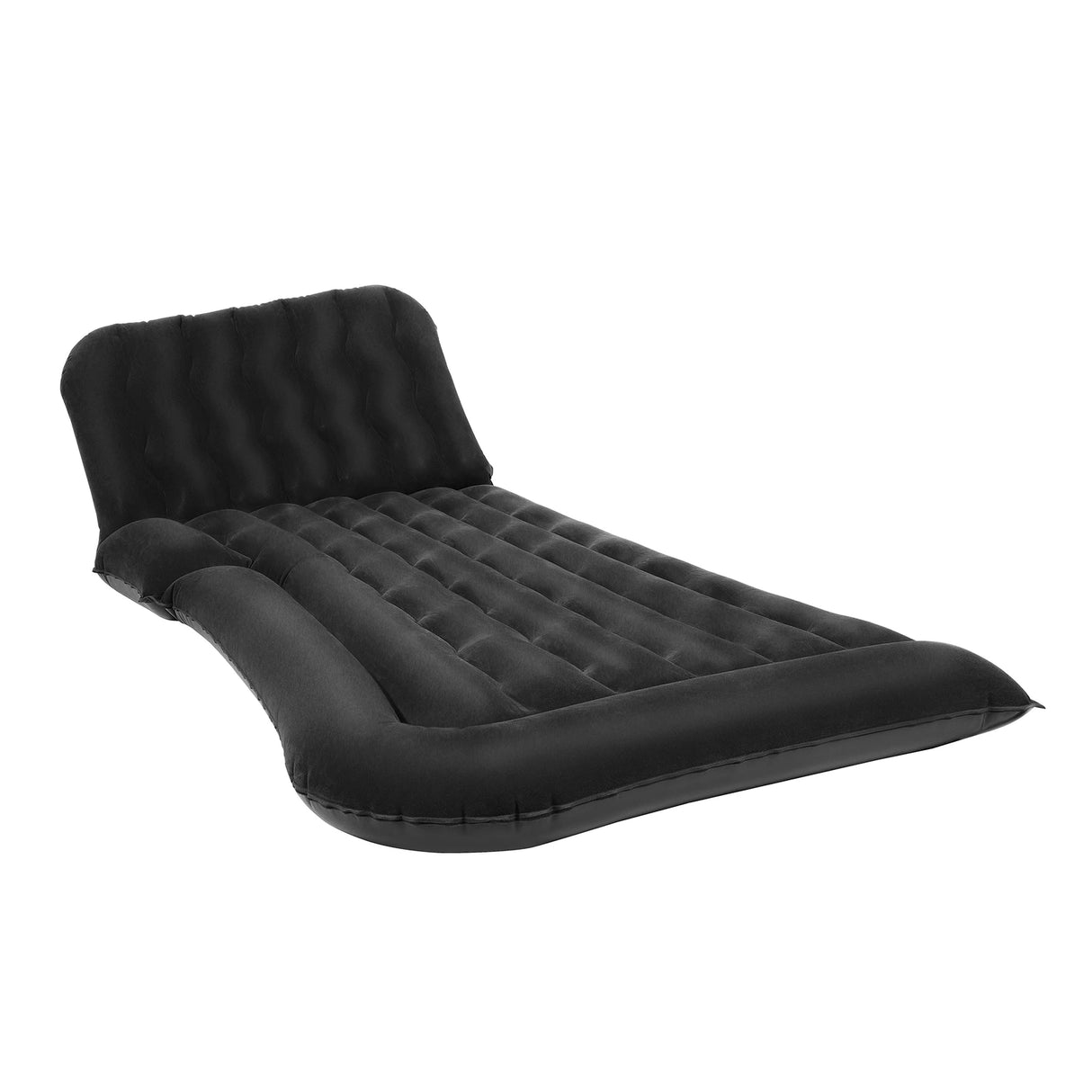 Cama Inflable para Coche con Bomba y Almohada – Colchón Hinchable Plegable Universal para Asiento Trasero, Cojín Flocado Portátil para Viajes