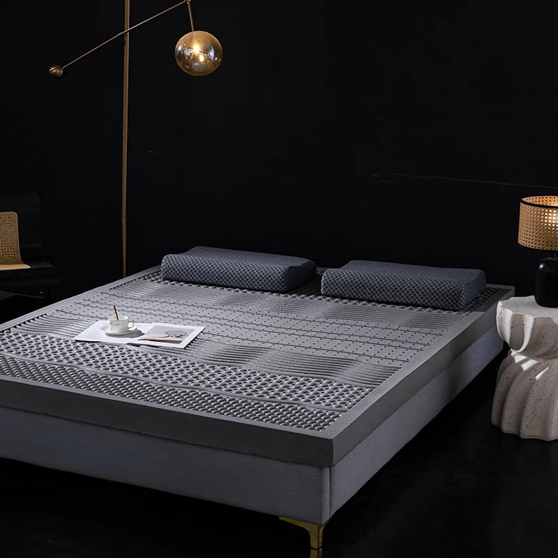 Colchón de Látex Extra Grueso 20 cm 200x200 cm – Firmeza Personalizable y Máximo Confort