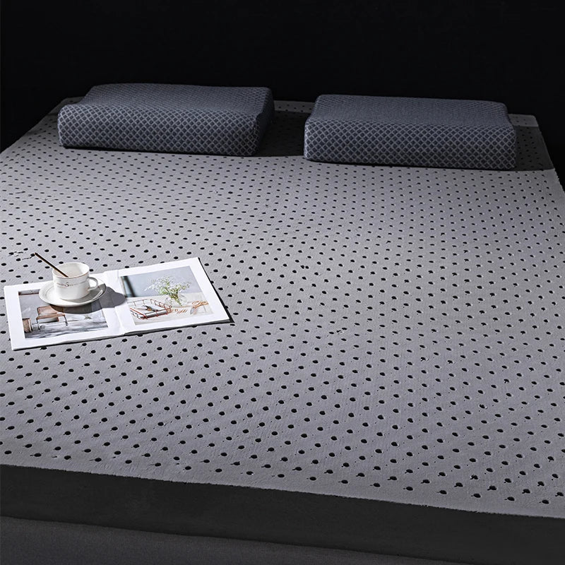 Colchón de Látex Extra Grueso 20 cm 200x200 cm – Firmeza Personalizable y Máximo Confort
