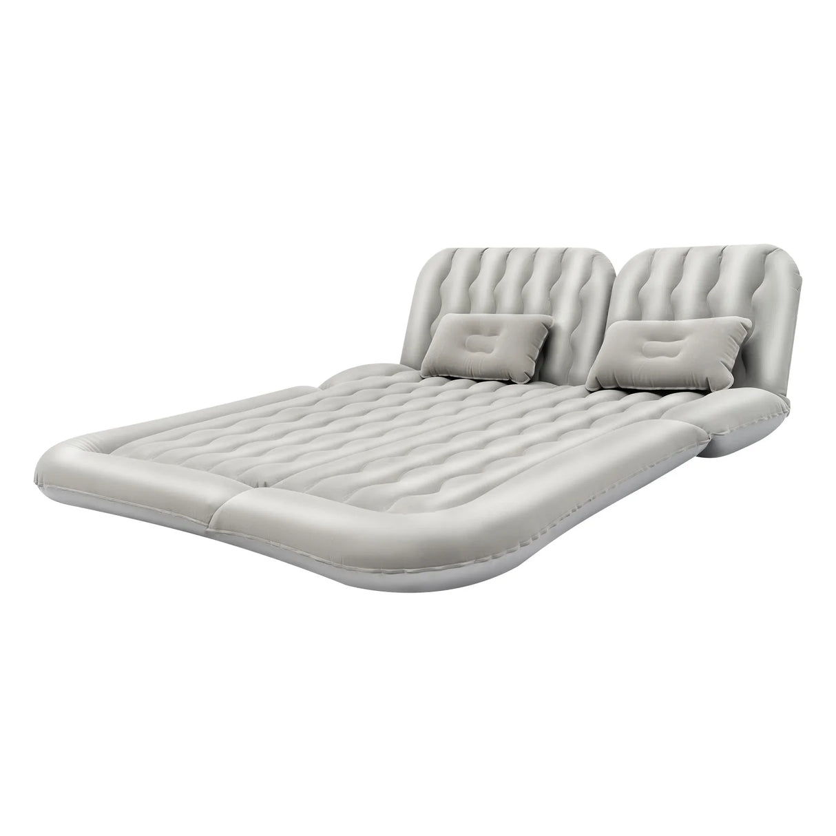 Cama Inflable para Coche con Bomba y Almohada – Colchón Hinchable Plegable Universal para Asiento Trasero, Cojín Flocado Portátil para Viajes