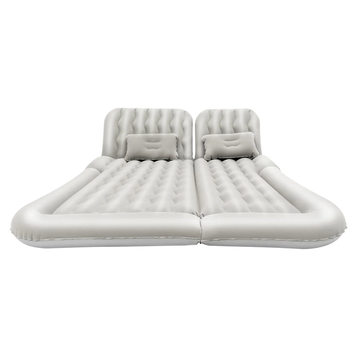 Cama Inflable para Coche con Bomba y Almohada – Colchón Hinchable Plegable Universal para Asiento Trasero, Cojín Flocado Portátil para Viajes