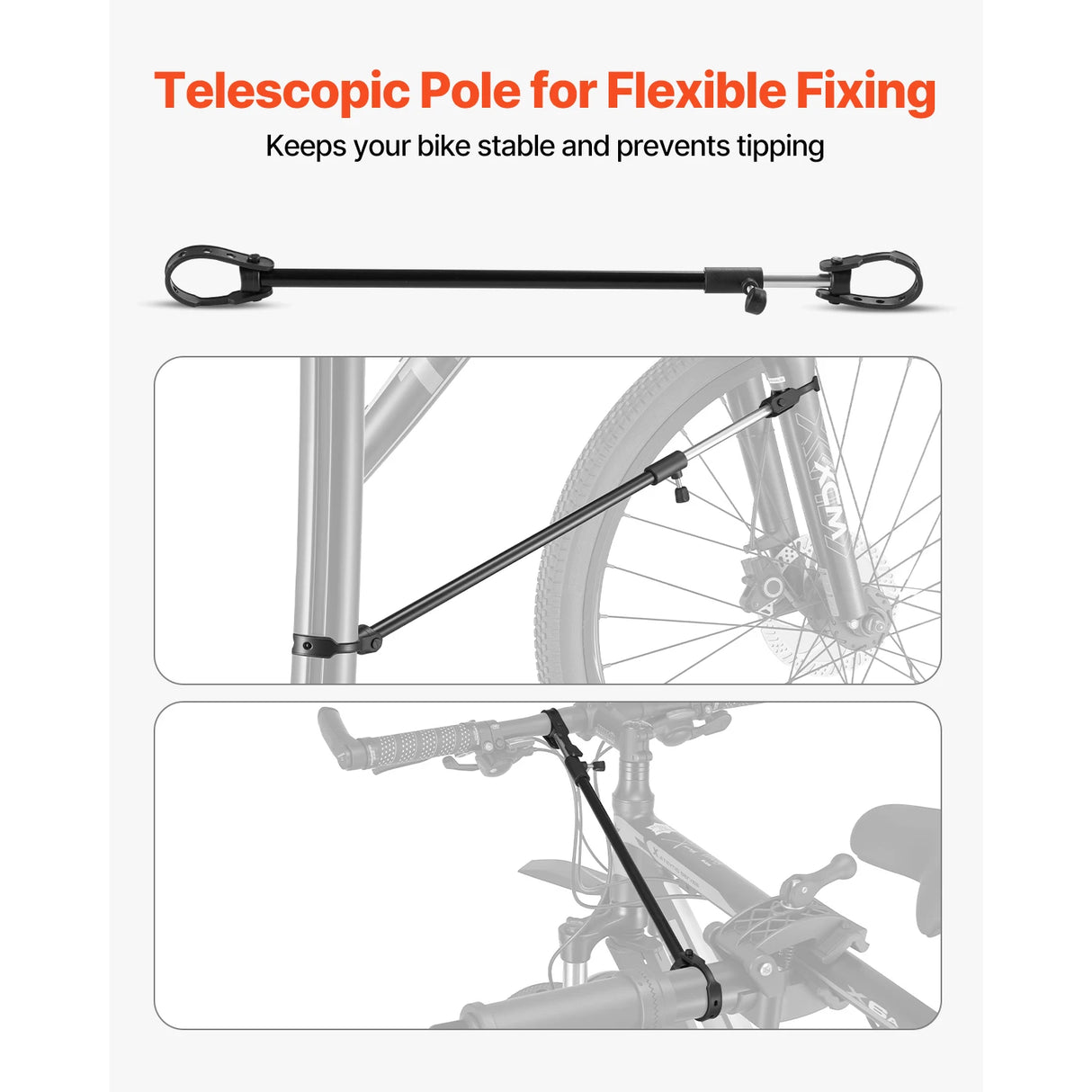 Soporte de Reparación de Bicicletas SucceBuy Plegable – Caballete de Trabajo Ajustable Alta Resistencia (30-50 kg), Soporte de Mantenimiento para MTB y Bicicleta de Carretera