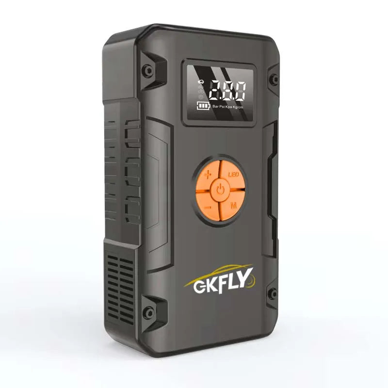 Arrancador de Coche 4 en 1 4000A con Compresor 150 PSI – Power Bank 59.2Wh e Inflador Digital 12V