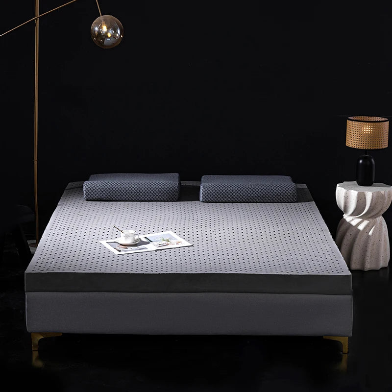 Colchón de Látex Extra Grueso 20 cm 200x200 cm – Firmeza Personalizable y Máximo Confort